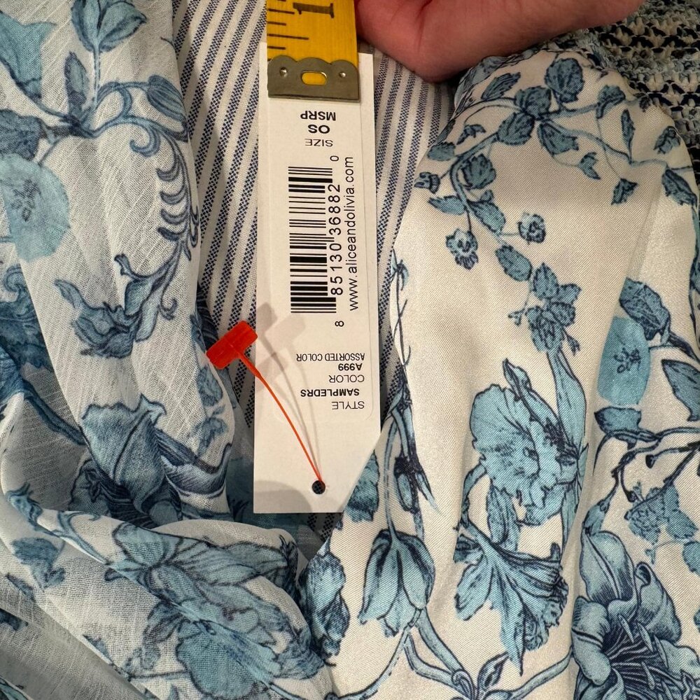 Alice + Olivia Sion Sunburst Maxi Dress Blue - Picture 10 of 15